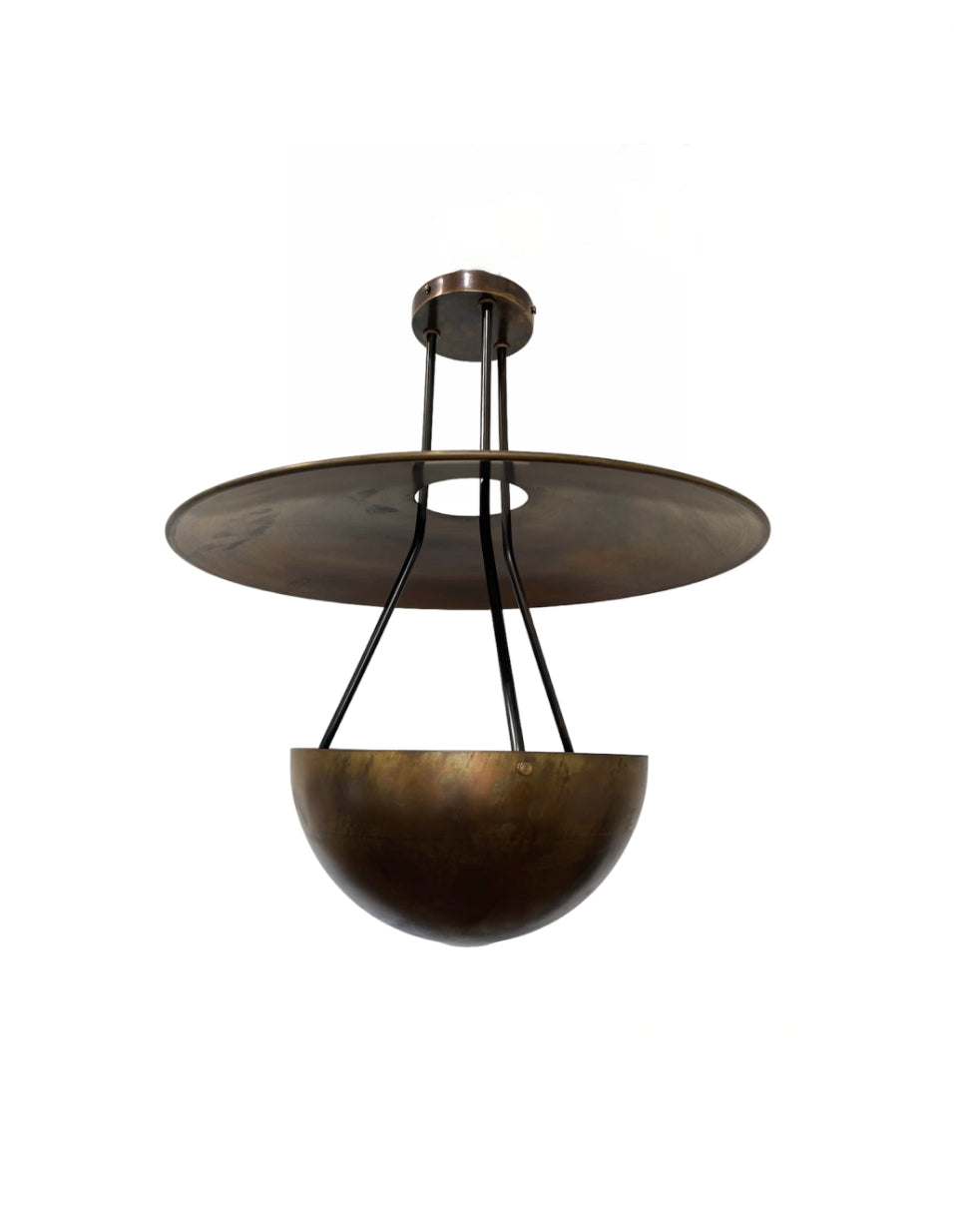 Lucca Studio Adele Bronze and Copper Pendant/ Flush Mount