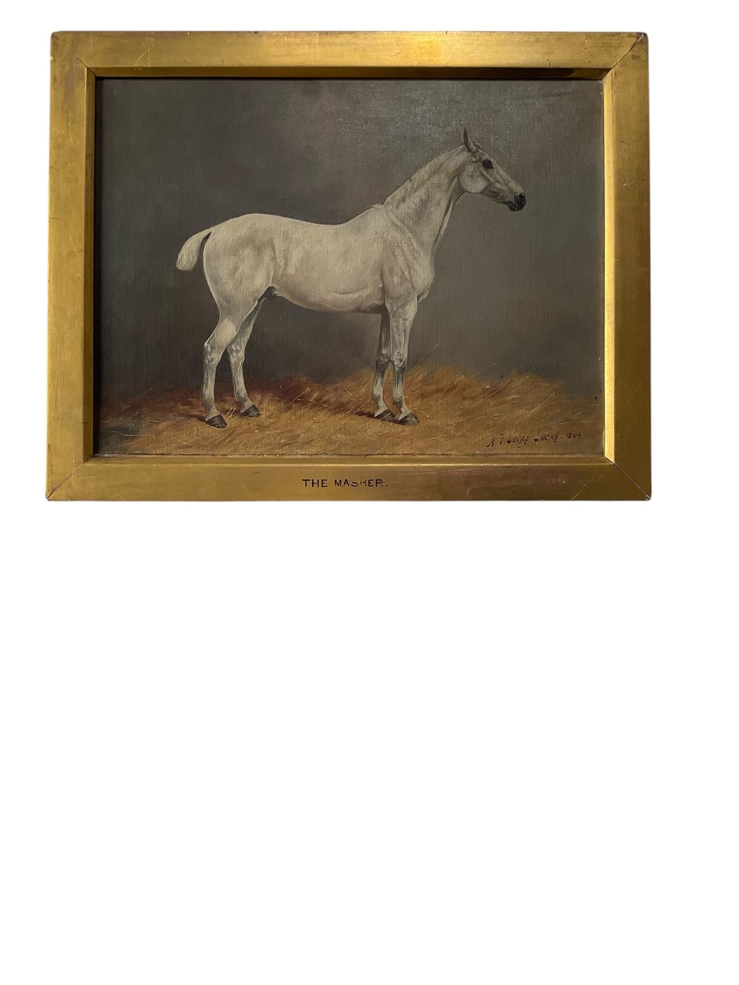 Rare Circa 1890’s English Horse Portrait, (4) Framed Portraits Available