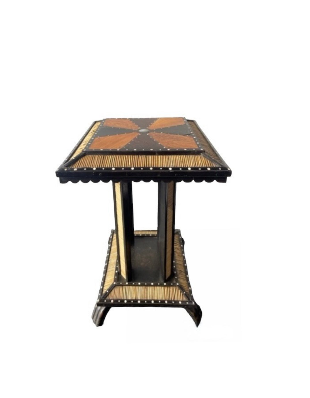 19th Century Anglo Indian Porcupine Quill Side Table