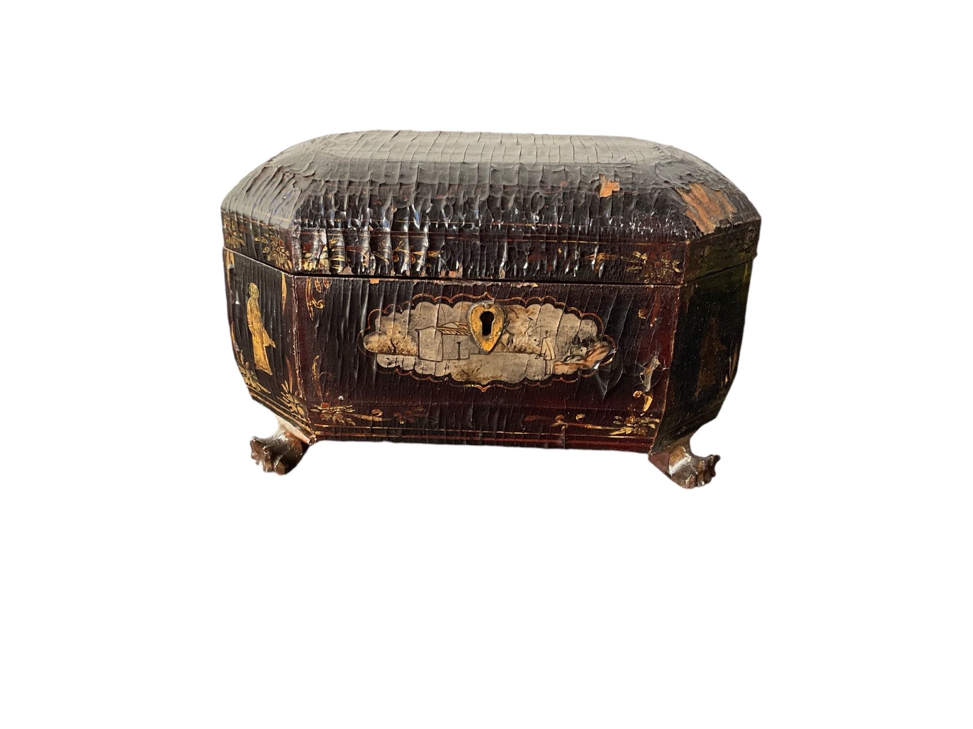 19th Century English Chinoiserie Box