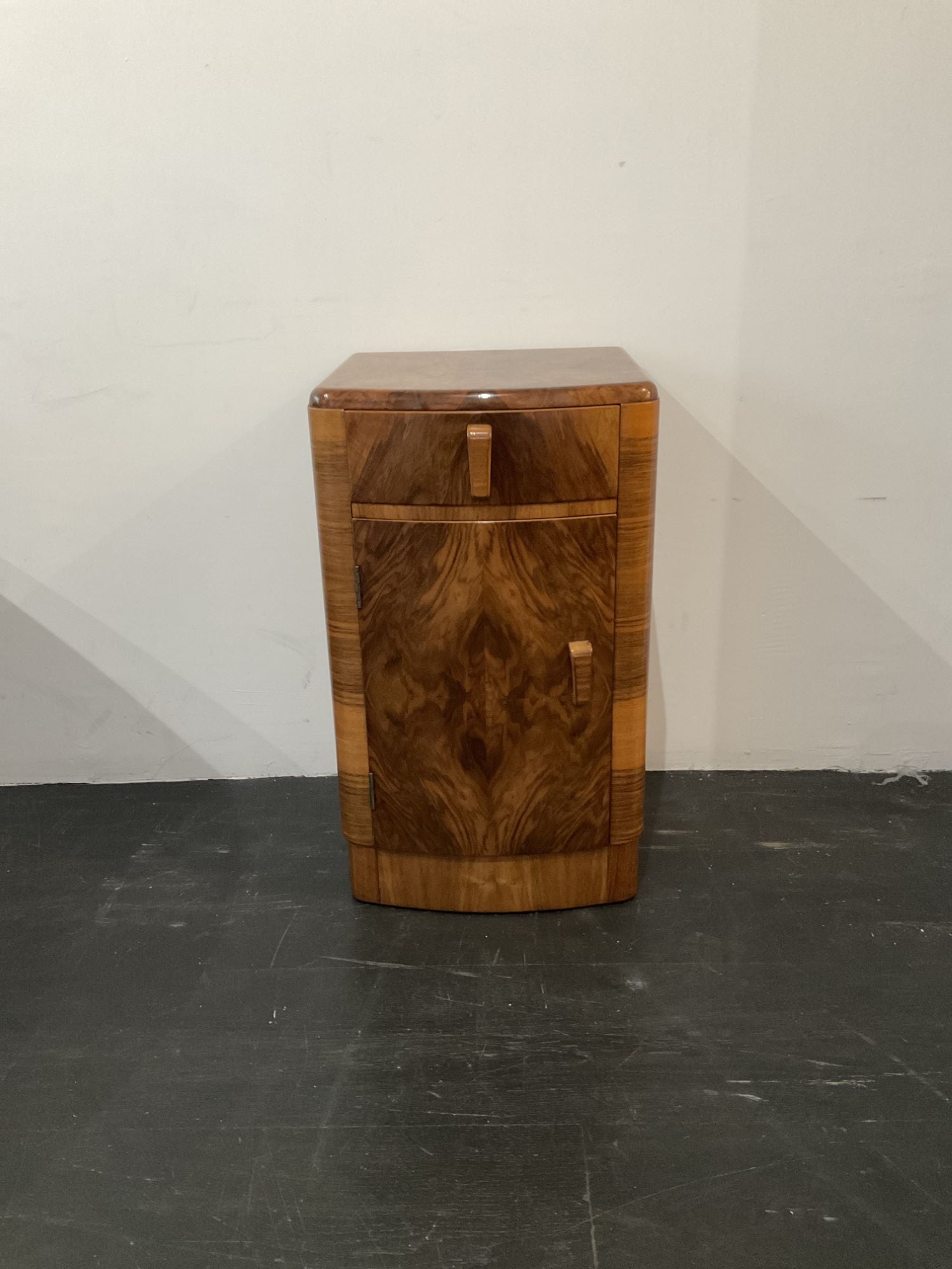 1930s Burl Wood Night Stand