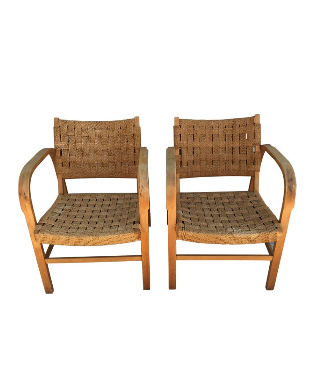 Pair of Mid Century Danish Armchairs 