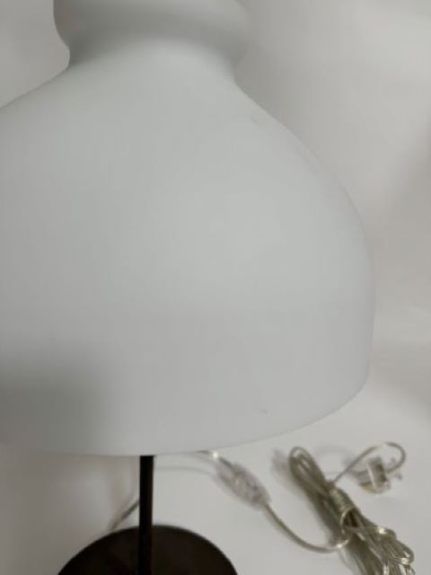 Mid Century French Opaline Desk Lamp