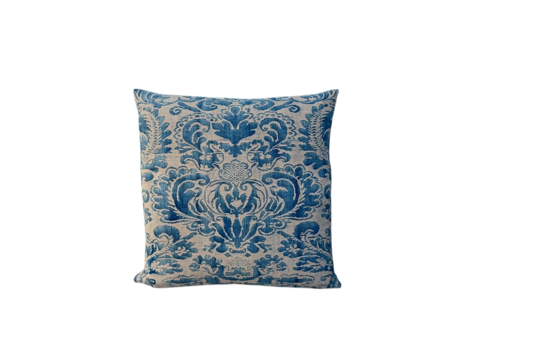 19th Century Fortuny Textile Pillow