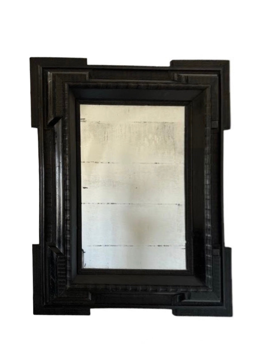 Large Rare 18th Century Ripple Mirror