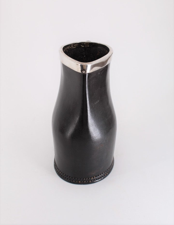 Leather and Silver Pitcher