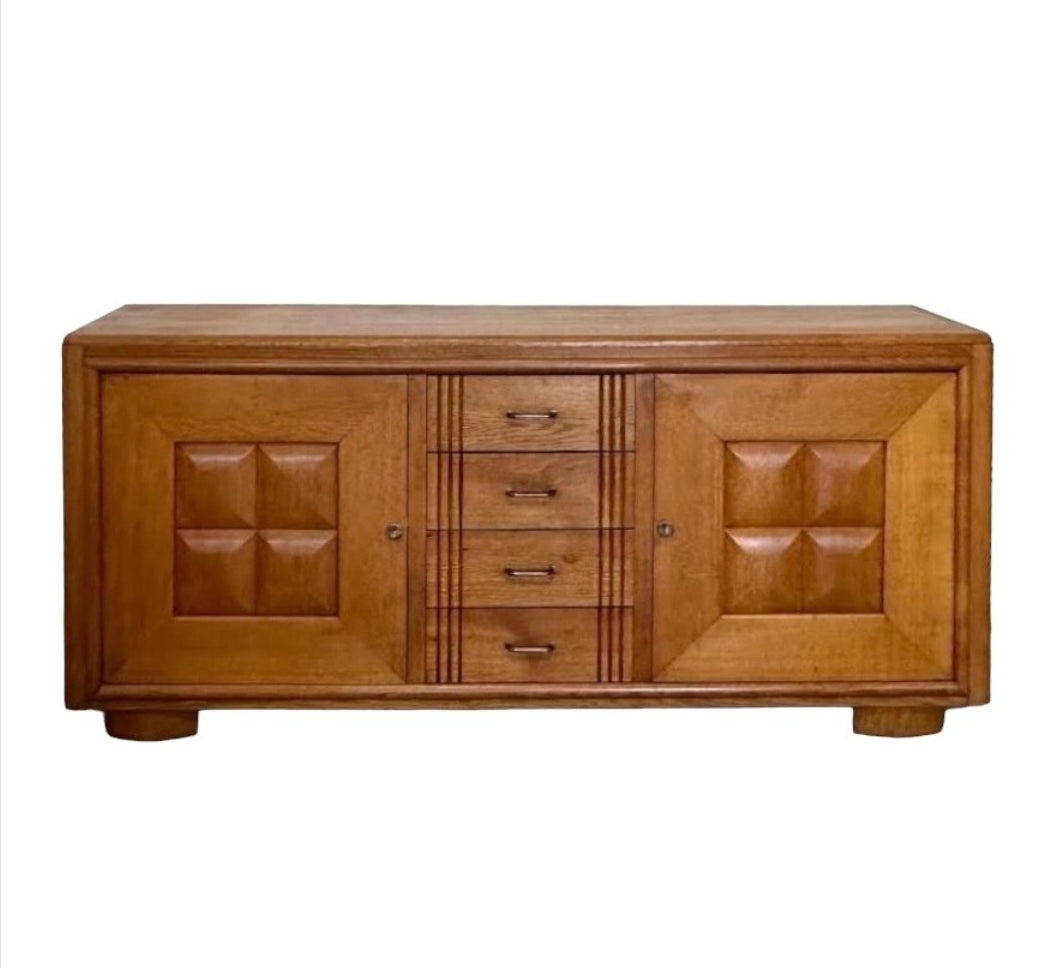 French 1930's Oak Sideboard