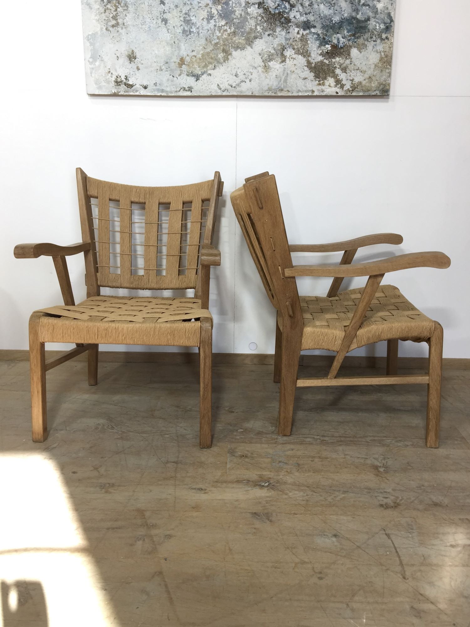 Lucca Studio Franc Rope Arm chairs