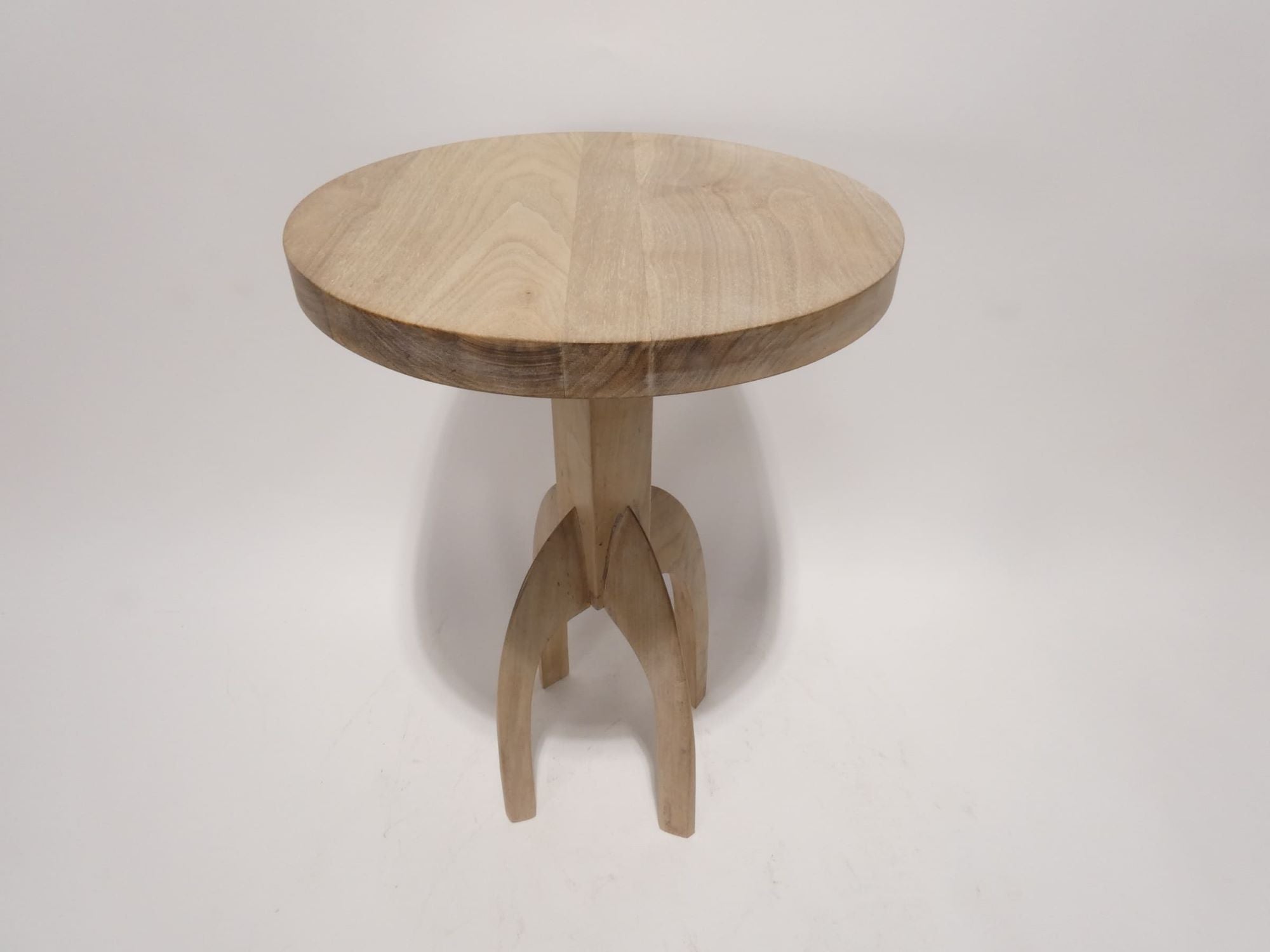 Lucca Studio Jasper Side Table in Walnut