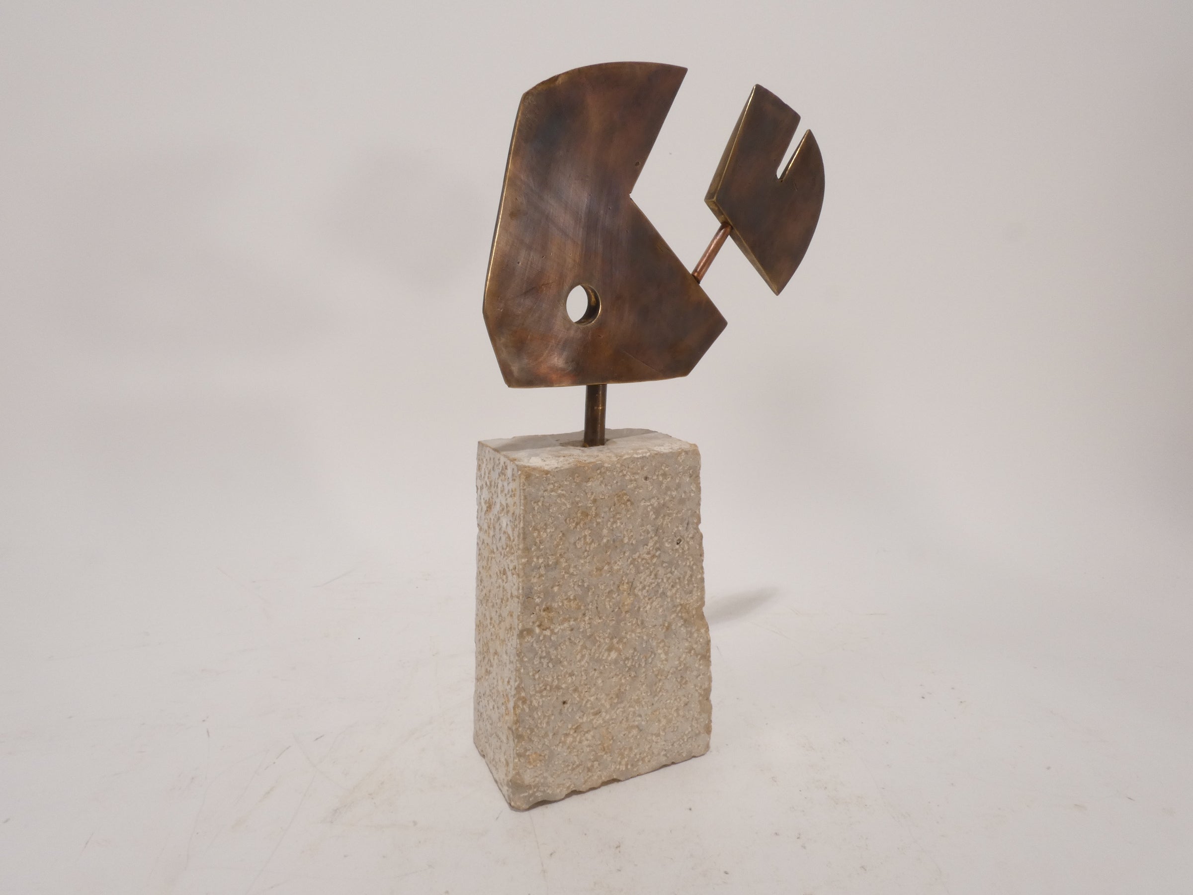 Limited Edition Bronze and Stone Sculpture