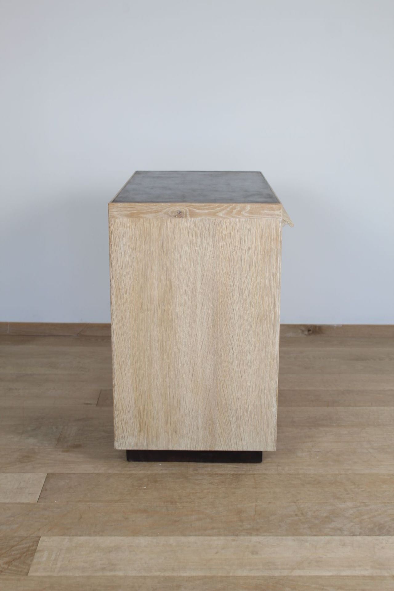 Lucca Studio Paola Night Stand - Leather Top and base