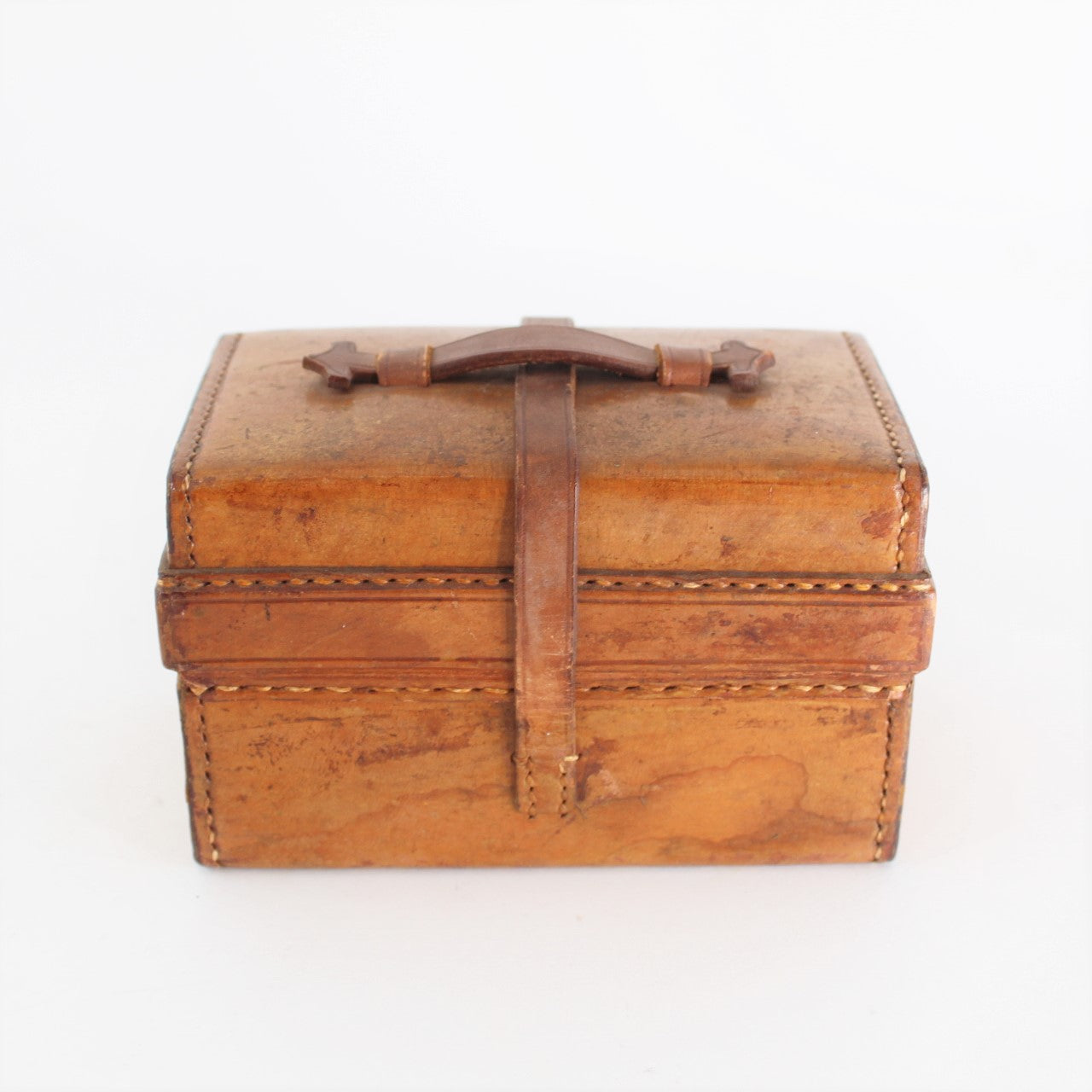 English 19th Century Leather Desk Box