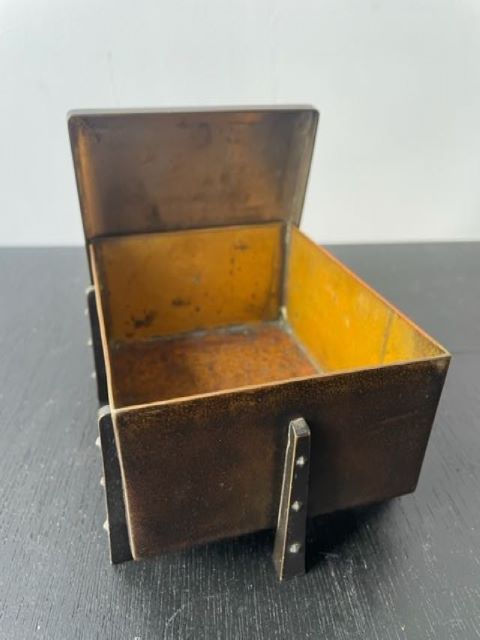 Small Japanese Bronze Box