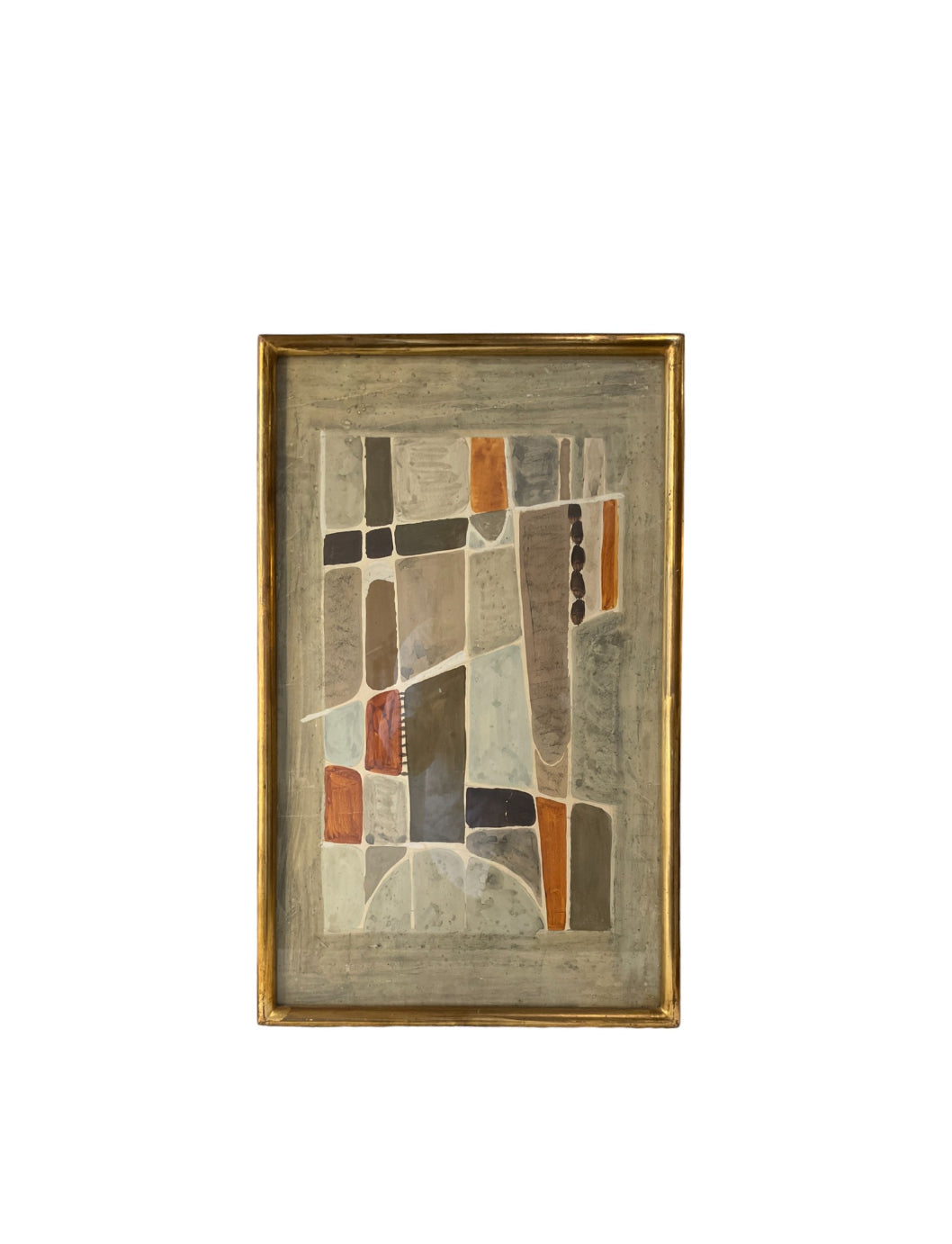 French Mid Century Abstract Painting