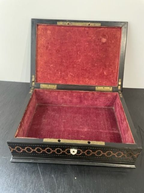 English Copper Inlay Box