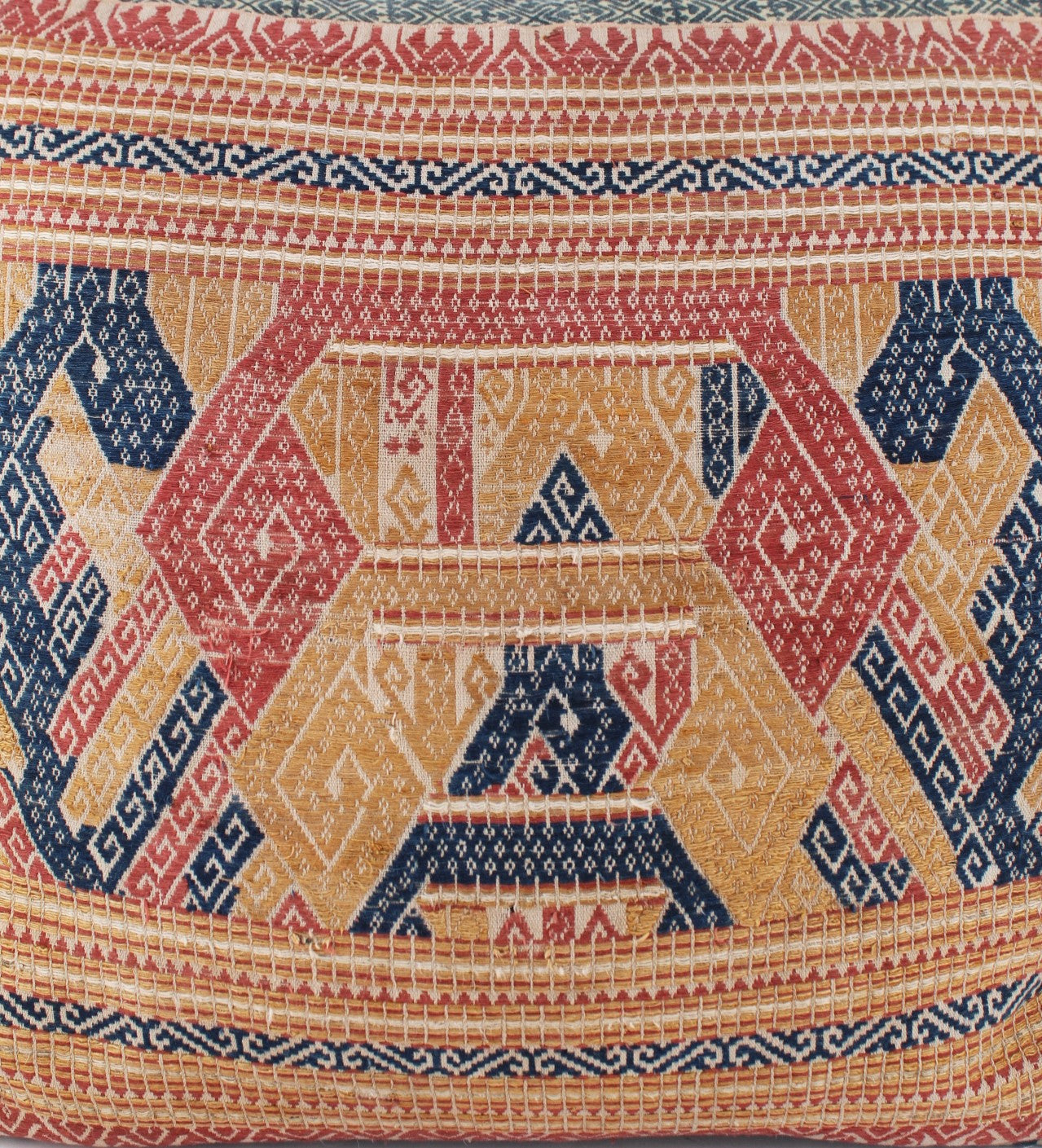 Rare Antique Indonesian Textile Pillow