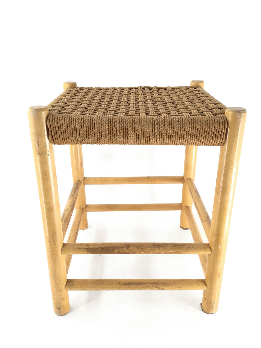 Vintage Danish Rope Stool