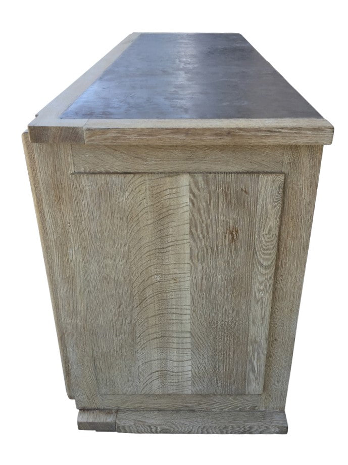 French Oak Buffet  with Cement Top