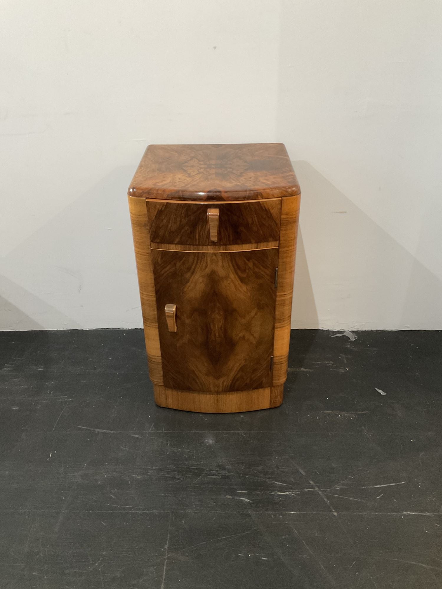 1930s Burl Wood Night Stand