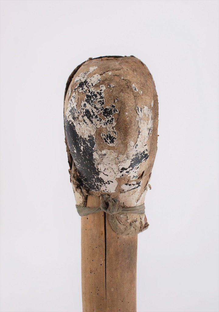 19th Century English Papier Mache Head