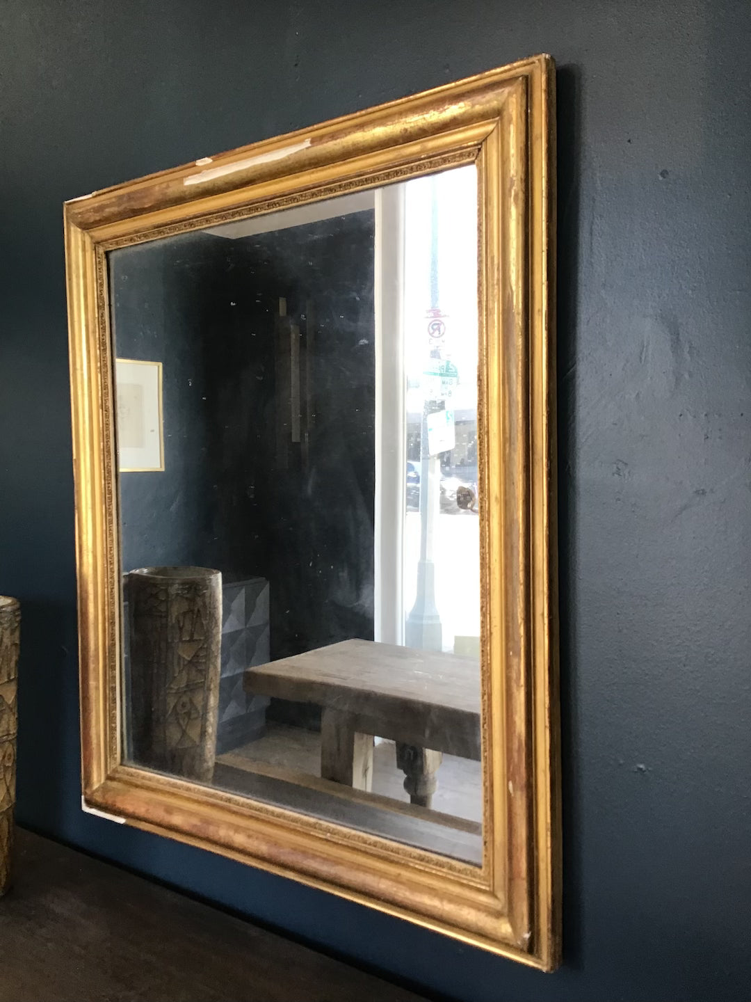 Large French 19th Century Gilt Mirror