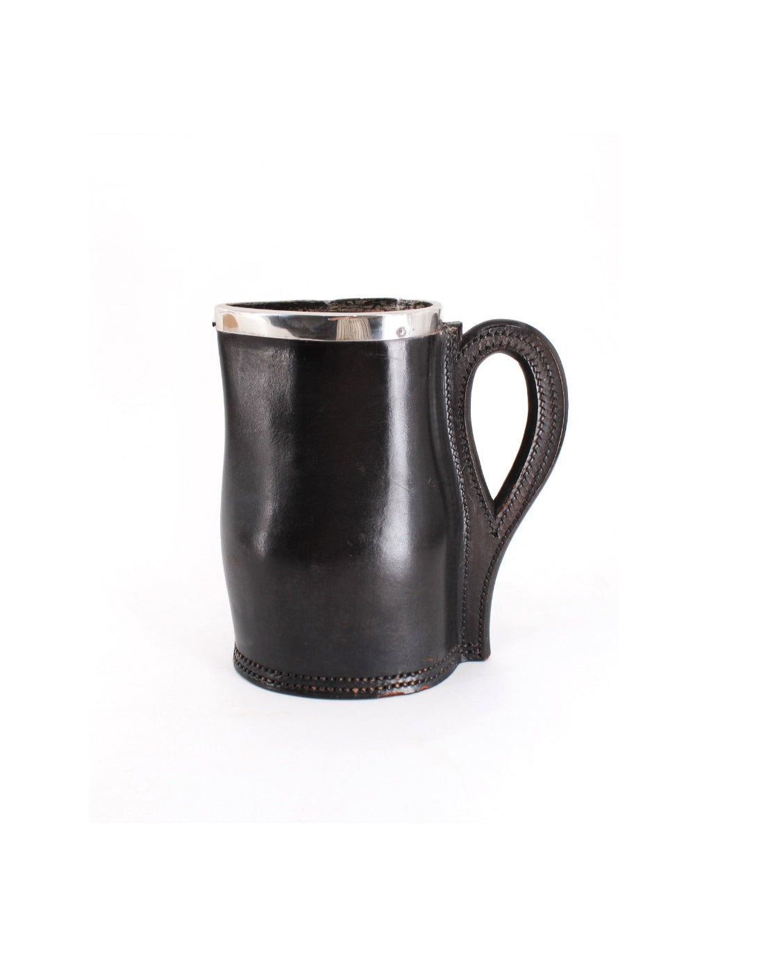 Leather and Silver Pitcher