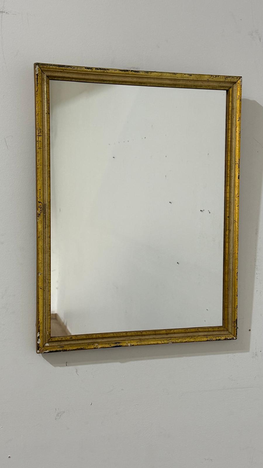 19th Century French Gilt Mirror