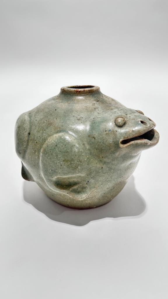 Vintage Japanese Studio Pottery "Toad"