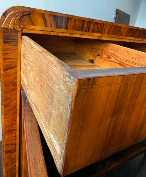 French Walnut Deco Cabinet