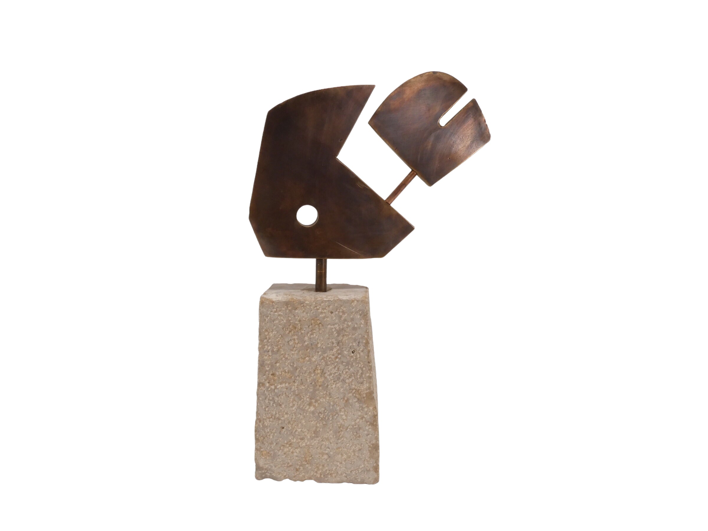 Limited Edition Bronze and Stone Sculpture