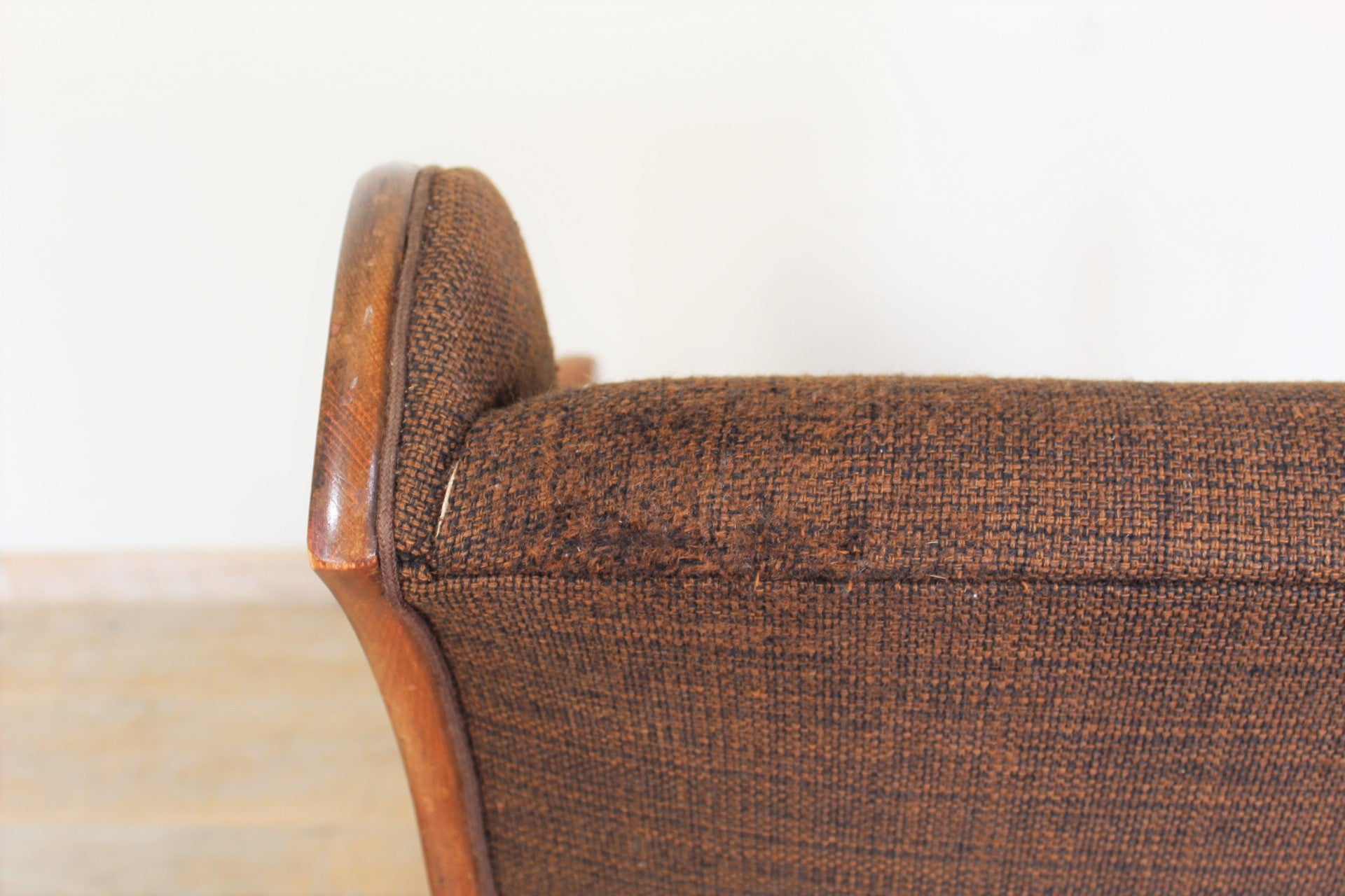 Single Mid Century Danish Wingback Arm Chair