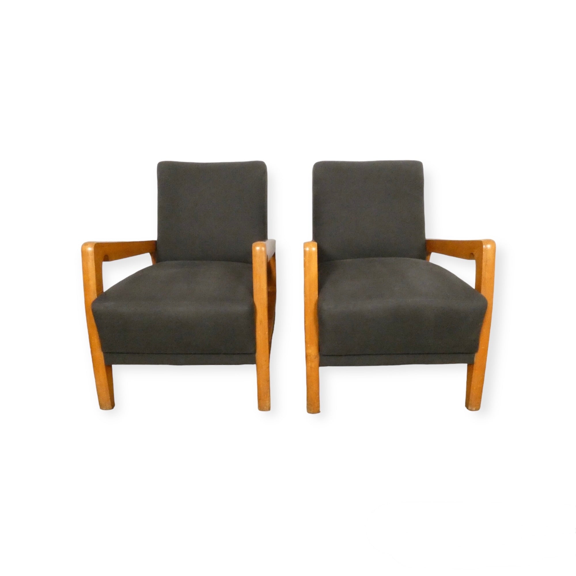 Pair of French 1940's Arm Chair