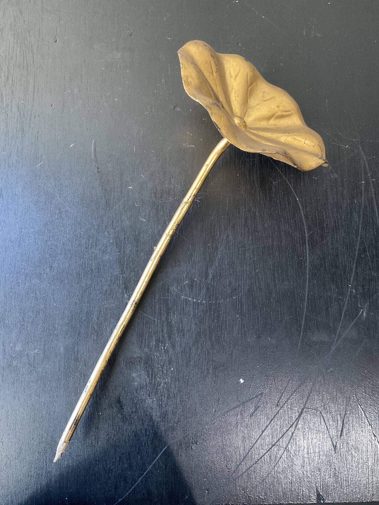 Exceptional 19th Century Gilt Wood Alter Flower