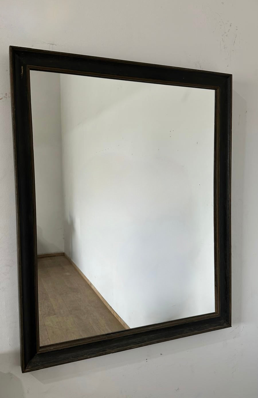 Large 19th Century French Ebonized Mirror