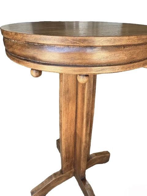 Limited Edition Walnut Deco Side Table