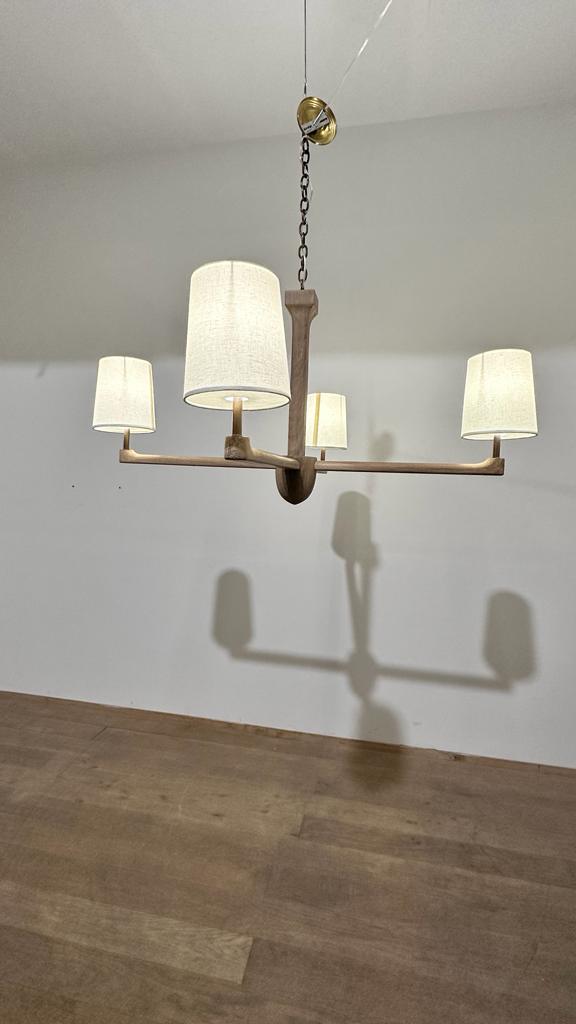 Lucca Studio Taylor Walnut Chandelier