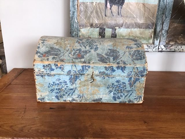 19th Century French Wallpaper Box