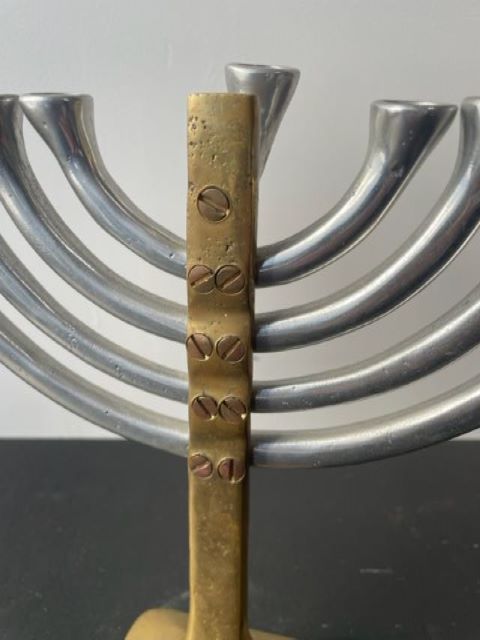 David Marshall Mixed Metals Menorah