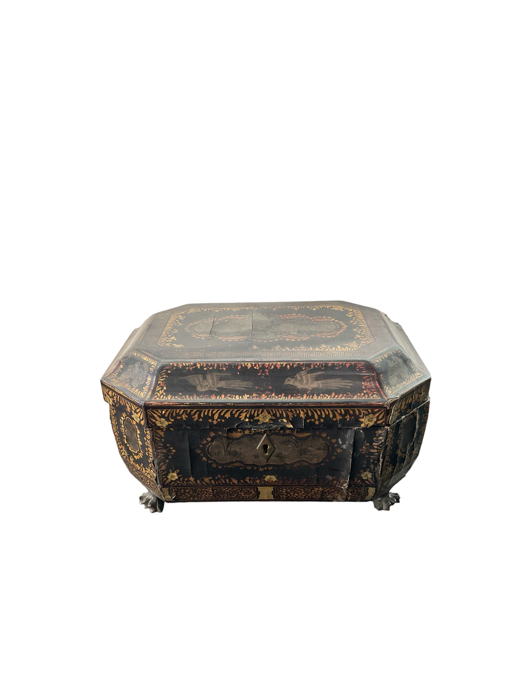 19th Century English Chinoiserie Box