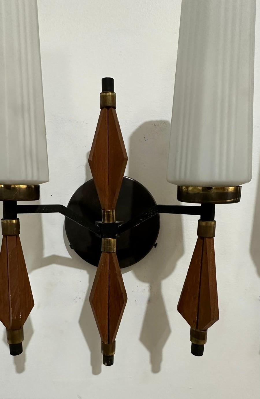 Pair of French Mid Century Sconces