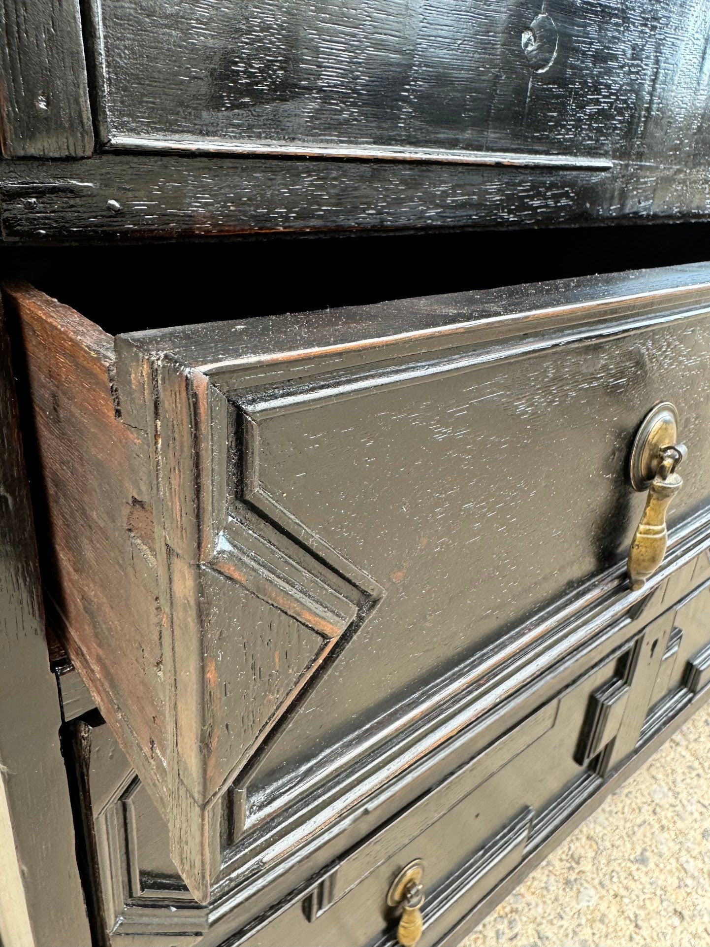 19th Century English Oak Commode