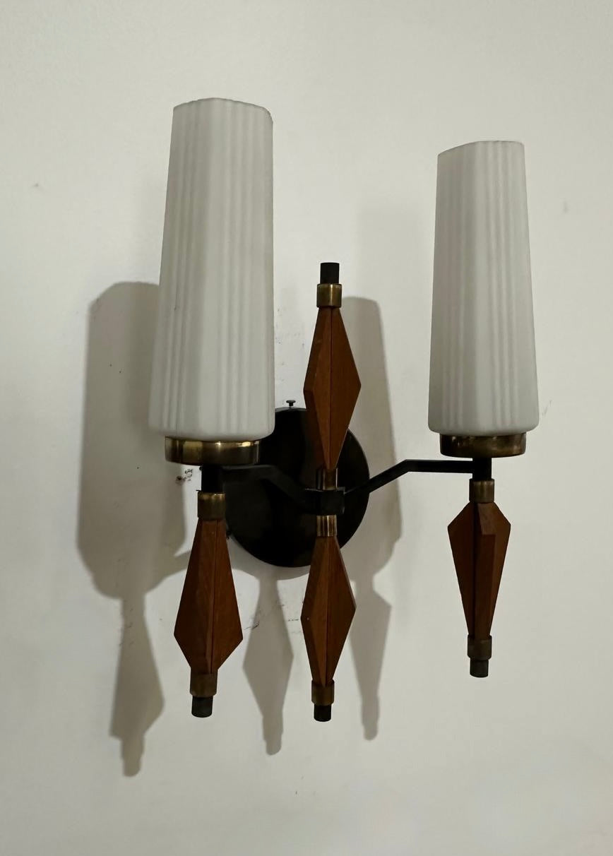 Pair of French Mid Century Sconces