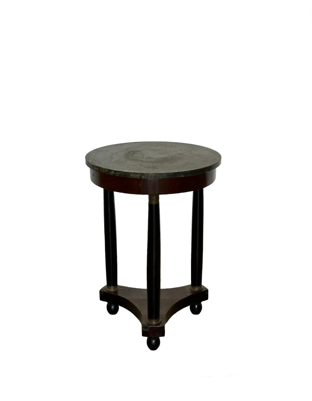 French Empire Side Table with Marble Top