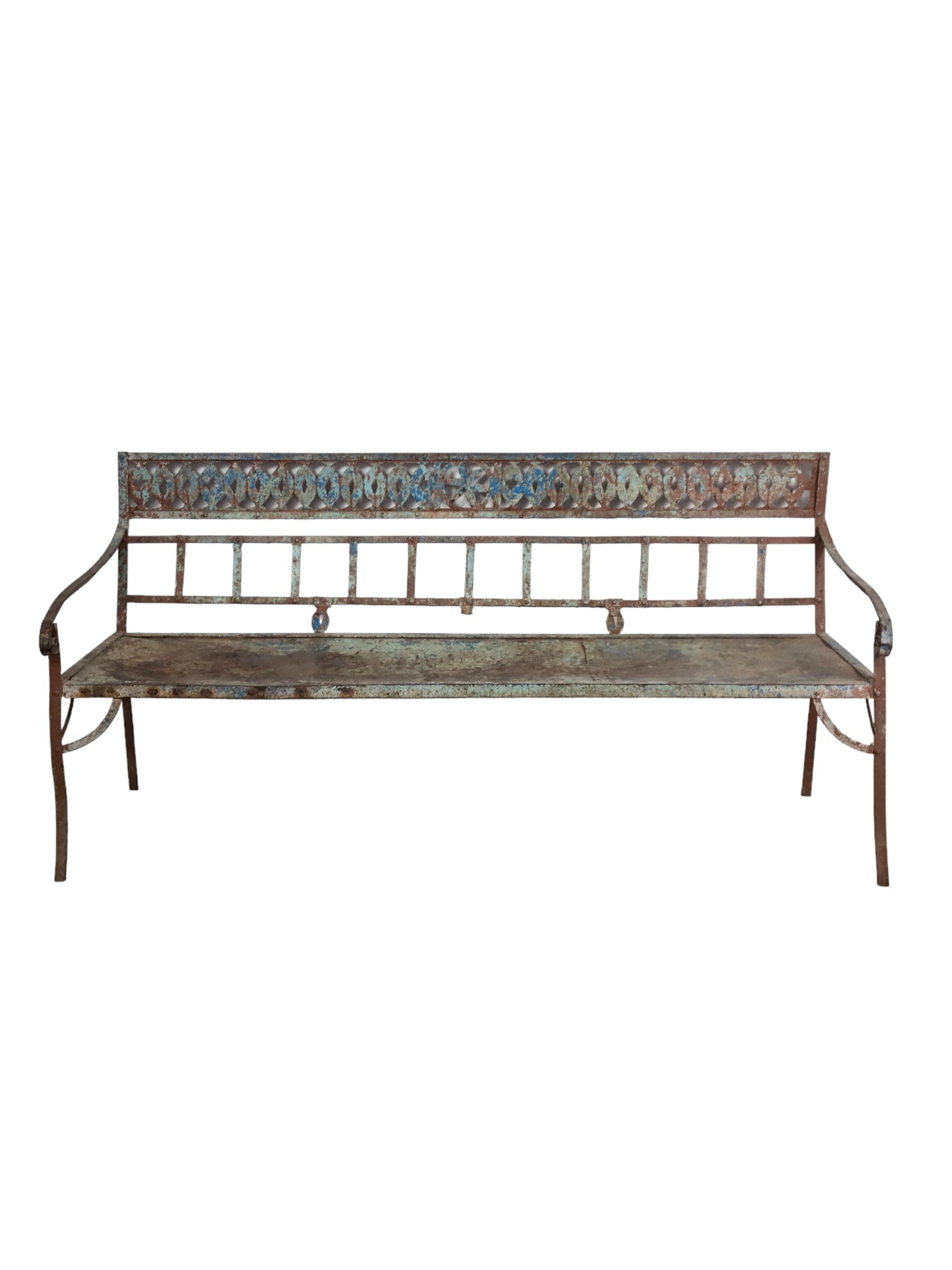 19th Century French Iron Bench