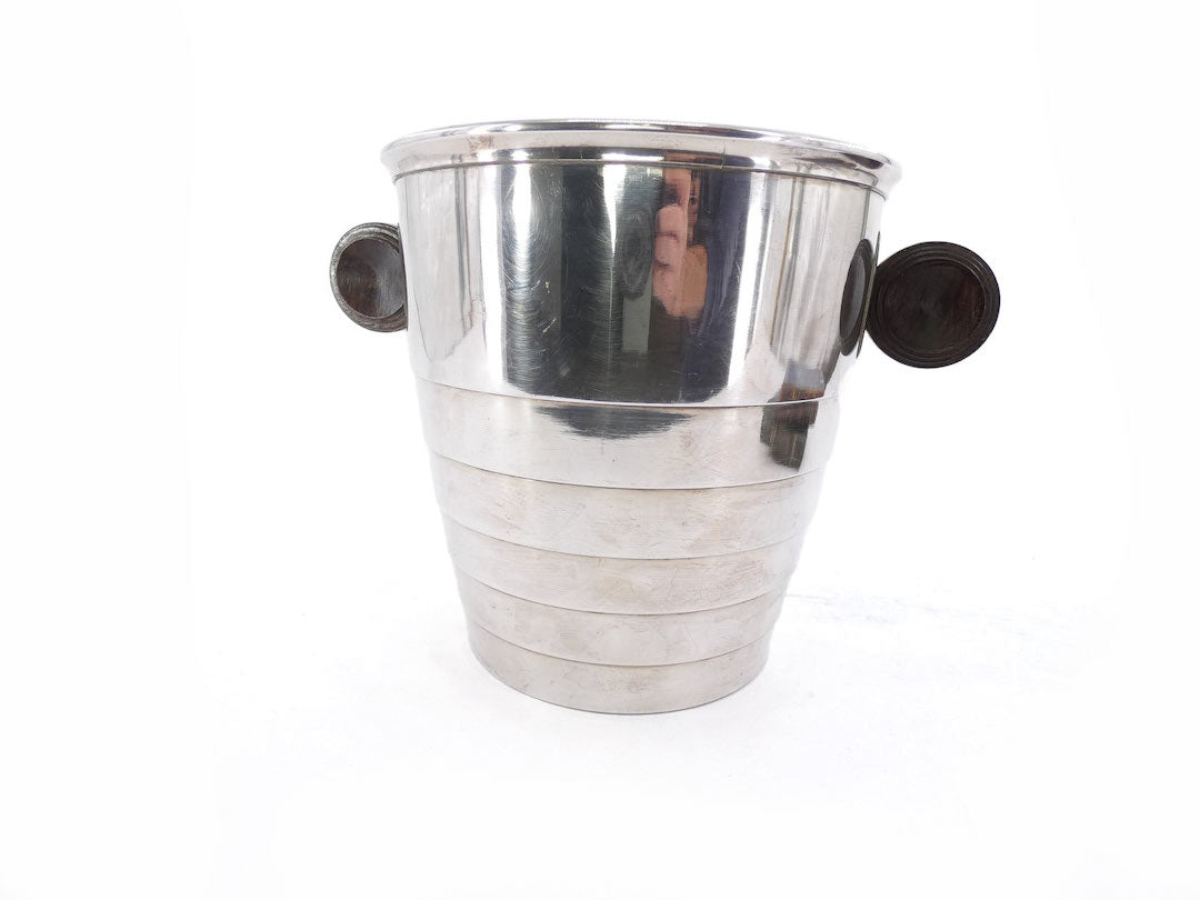 Art Deco Chrome Ice Bucket