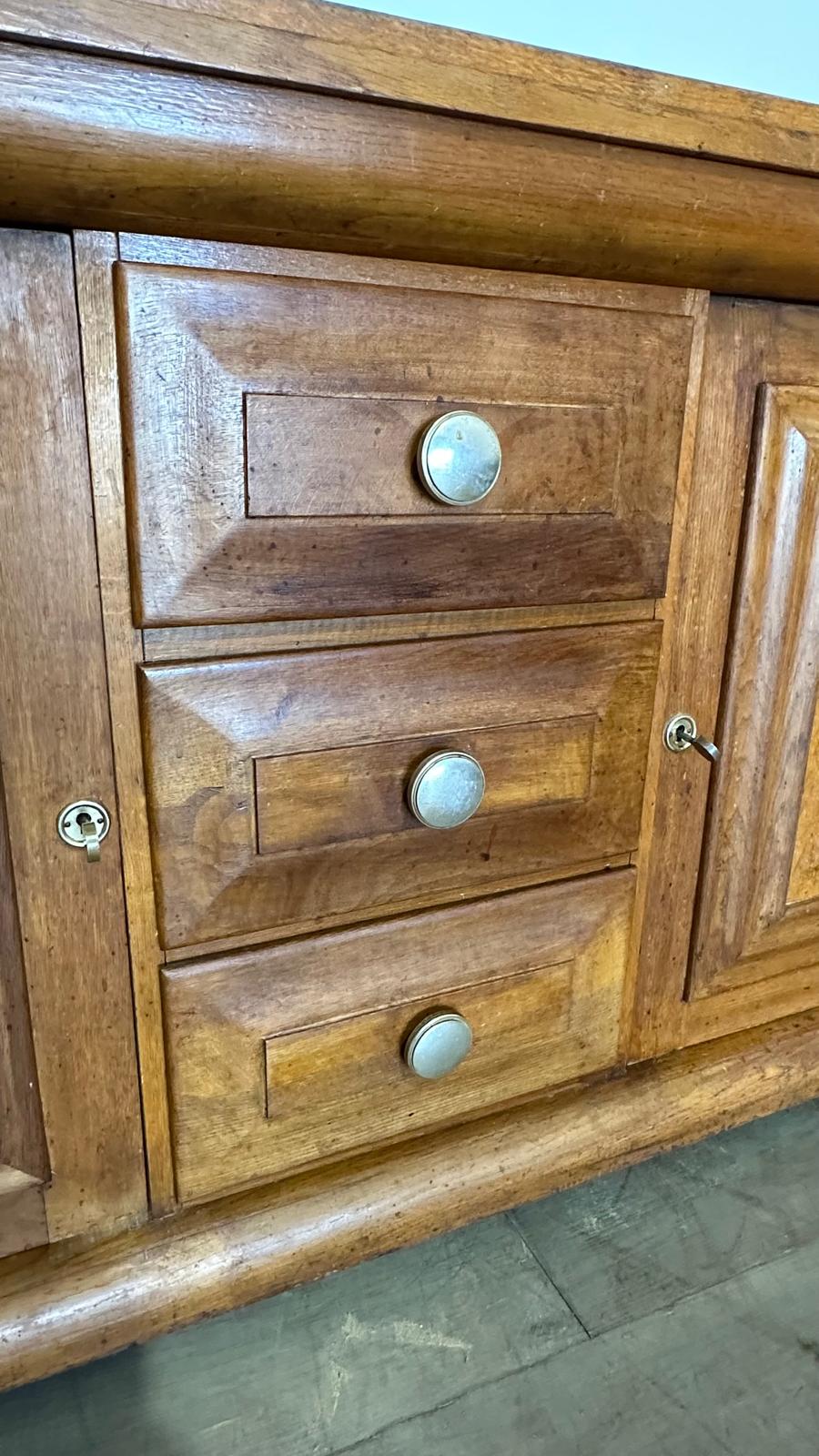 French 1930's Oak Sideboard