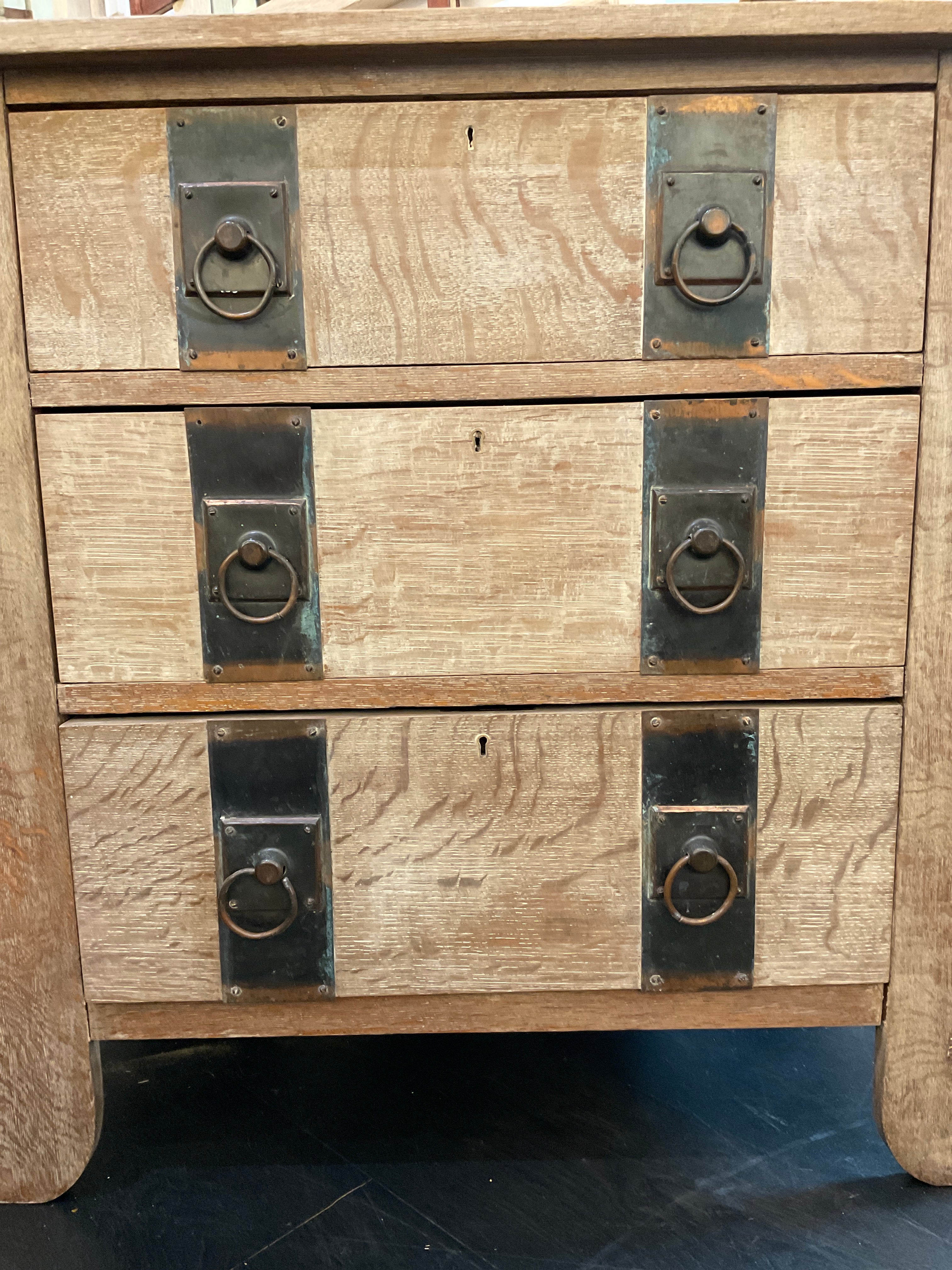 Highly Unusual English Arts and Crafts Cabinet